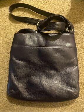 Osgoode Marley Leather Crossbody Traveler  Bag in Deep Brown